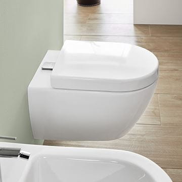 VILLEROY & BOCH SUBWAY 2.0 závesné WC, DirectFlush splachovanie, CeramicPlus, alpská biela 5614A1R1 Obrázek - fotka