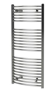 ISAN MELODY GRENADA RADIUS CHROM kúpeľňový radiátor 1535/450, klasické pripojenie, chróm