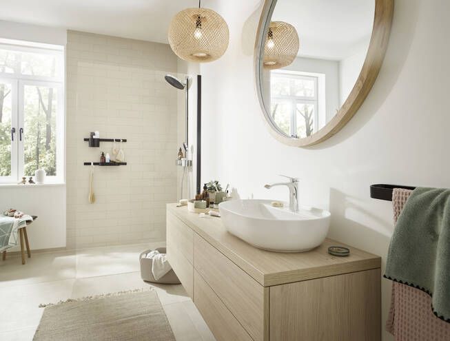 HANSGROHE WALLSTORIES držiak 581mm, matná biela 27926700 Obrázek - fotka