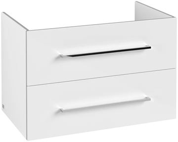 VILLEROY & BOCH AVENTO skrinka pod umývadlo 78x48,4x51,4 cm, 2 zásuvky, Crystal White