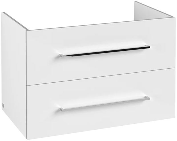 VILLEROY & BOCH AVENTO skrinka pod umývadlo 78x48,4x51,4 cm, 2 zásuvky, Crystal White A89100B4 Obrázek - Hlavní obrázek