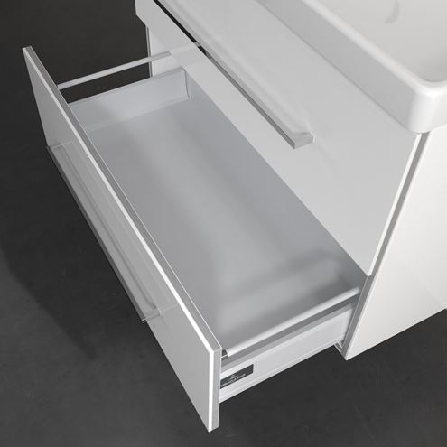 VILLEROY & BOCH AVENTO skrinka pod umývadlo 78x48,4x51,4 cm, 2 zásuvky, Crystal White A89100B4 Obrázek - fotka