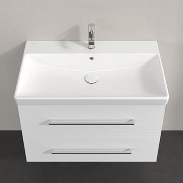 VILLEROY & BOCH AVENTO skrinka pod umývadlo 78x48,4x51,4 cm, 2 zásuvky, Crystal White A89100B4 Obrázek - fotka