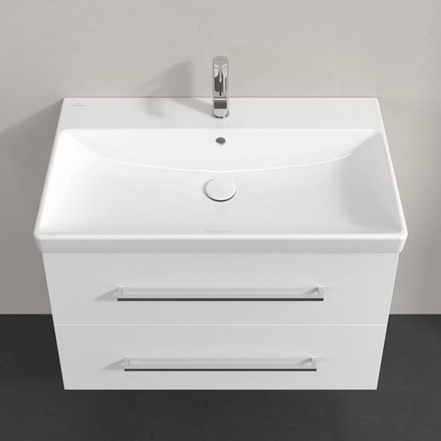 VILLEROY & BOCH AVENTO skrinka pod umývadlo 78x48,4x51,4 cm, 2 zásuvky, Crystal White A89100B4 Obrázek - fotka