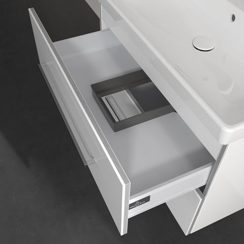 VILLEROY & BOCH AVENTO skrinka pod umývadlo 78x48,4x51,4 cm, 2 zásuvky, Crystal White A89100B4 Obrázek - fotka