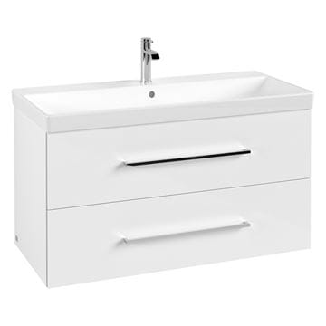 VILLEROY & BOCH AVENTO skrinka pod umývadlo 98x48,4x51,4 cm, 2 zásuvky, Crystal White A89200B4 Obrázek - fotka