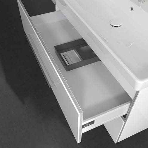 VILLEROY & BOCH AVENTO skrinka pod umývadlo 98x48,4x51,4 cm, 2 zásuvky, Crystal White A89200B4 Obrázek - fotka