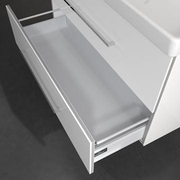 VILLEROY & BOCH AVENTO skrinka pod umývadlo 98x48,4x51,4 cm, 2 zásuvky, Crystal White A89200B4 Obrázek - fotka