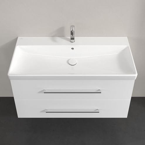 VILLEROY & BOCH AVENTO skrinka pod umývadlo 98x48,4x51,4 cm, 2 zásuvky, Crystal White A89200B4 Obrázek - fotka
