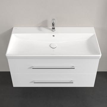 VILLEROY & BOCH AVENTO skrinka pod umývadlo 98x48,4x51,4 cm, 2 zásuvky, Crystal White A89200B4 Obrázek - fotka