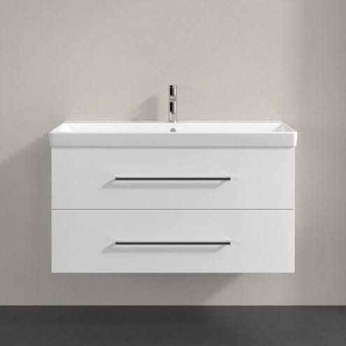 VILLEROY & BOCH AVENTO skrinka pod umývadlo 98x48,4x51,4 cm, 2 zásuvky, Crystal White A89200B4 Obrázek - fotka