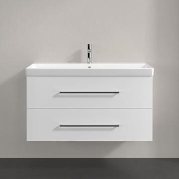 VILLEROY & BOCH AVENTO skrinka pod umývadlo 98x48,4x51,4 cm, 2 zásuvky, Crystal White A89200B4 Obrázek - fotka