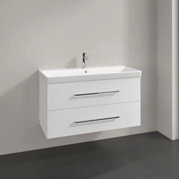 VILLEROY & BOCH AVENTO skrinka pod umývadlo 98x48,4x51,4 cm, 2 zásuvky, Crystal White A89200B4 Obrázek - fotka