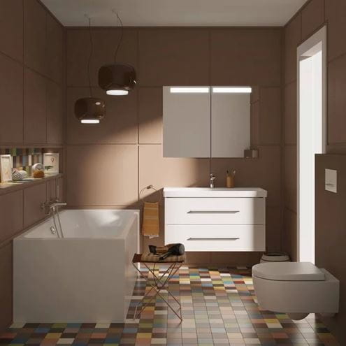 VILLEROY & BOCH AVENTO skrinka pod umývadlo 98x48,4x51,4 cm, 2 zásuvky, Crystal White A89200B4 Obrázek - fotka