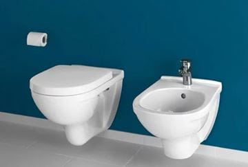 VILLEROY & BOCH O.NOVO závesné WC, so SoftClosing sedadlom, DirectFlush splachovanie, alpská biela 5660HR01 Obrázek - fotka