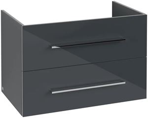 VILLEROY & BOCH AVENTO skrinka pod umývadlo 78x48,4x51,4 cm, 2 zásuvky, Crystal Grey
