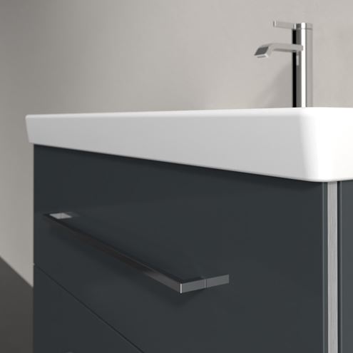 VILLEROY & BOCH AVENTO skrinka pod umývadlo 78x48,4x51,4 cm, 2 zásuvky, Crystal Grey A89100B1 Obrázek - fotka