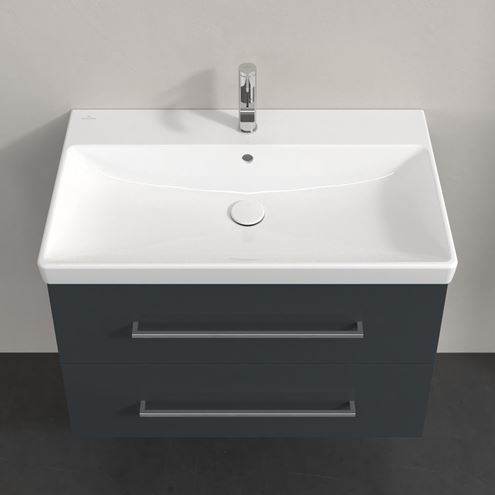 VILLEROY & BOCH AVENTO skrinka pod umývadlo 78x48,4x51,4 cm, 2 zásuvky, Crystal Grey A89100B1 Obrázek - fotka