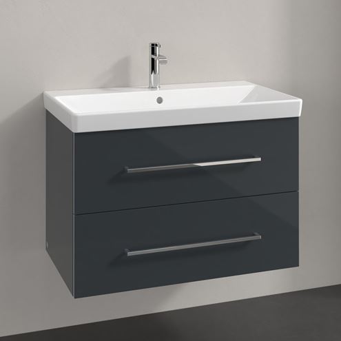 VILLEROY & BOCH AVENTO skrinka pod umývadlo 78x48,4x51,4 cm, 2 zásuvky, Crystal Grey A89100B1 Obrázek - fotka
