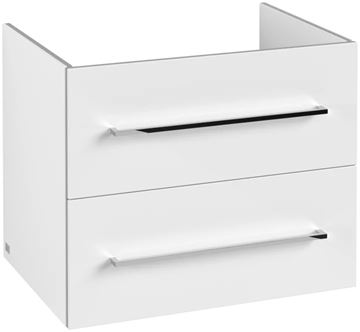 VILLEROY & BOCH AVENTO skrinka pod umývadlo 63x48,4x51,4 cm, 2 zásuvky, Crystal White