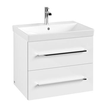 VILLEROY & BOCH AVENTO skrinka pod umývadlo 63x48,4x51,4 cm, 2 zásuvky, Crystal White A89000B4 Obrázek - fotka