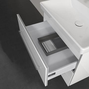 VILLEROY & BOCH AVENTO skrinka pod umývadlo 63x48,4x51,4 cm, 2 zásuvky, Crystal White A89000B4 Obrázek - fotka