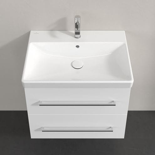 VILLEROY & BOCH AVENTO skrinka pod umývadlo 63x48,4x51,4 cm, 2 zásuvky, Crystal White A89000B4 Obrázek - fotka