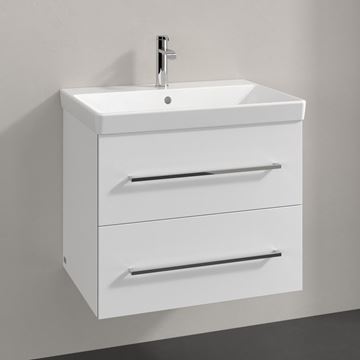 VILLEROY & BOCH AVENTO skrinka pod umývadlo 63x48,4x51,4 cm, 2 zásuvky, Crystal White A89000B4 Obrázek - fotka