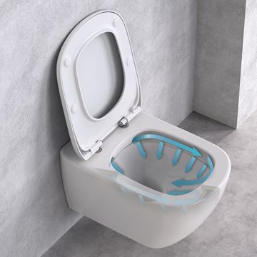 IDEAL STANDARD TESI závesné WC, Rimless splachovanie T350301 Obrázek - fotka