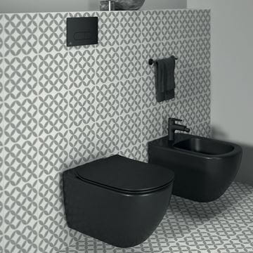 IDEAL STANDARD TESI závesné WC, AquaBlade splachovanie, čierna T0079V3 Obrázek - fotka