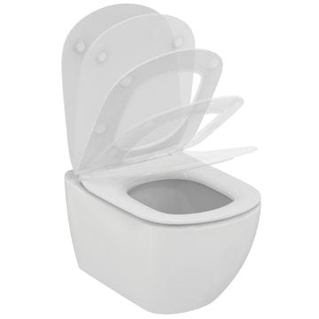 IDEAL STANDARD TESI závesné WC, so SoftClosing sedátkom, AquaBlade splachovanie T354601 Obrázek - fotka