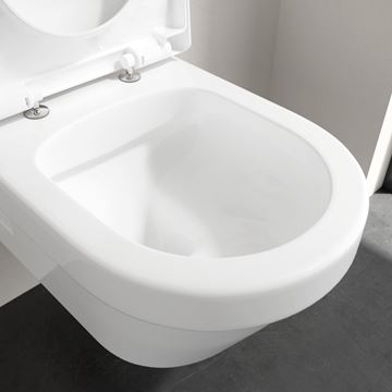 VILLEROY & BOCH ARCHITECTURA závesné WC, DirectFlush splachovanie, CeramicPlus, alpská biela 5684R0R1 Obrázek - fotka