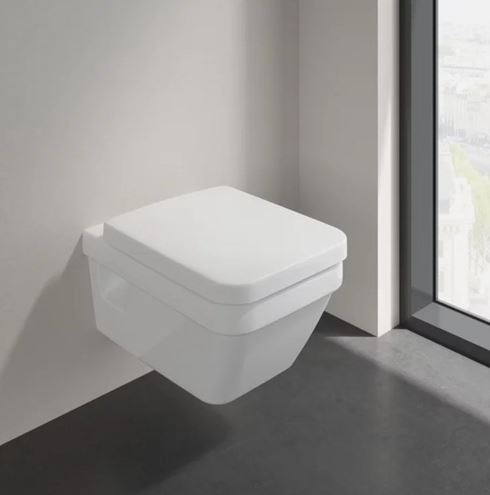VILLEROY & BOCH ARCHITECTURA závesné WC, so SoftClosing sedadlom, DirectFlush splachovanie, alpská biela 5685HR01 Obrázek - fotka