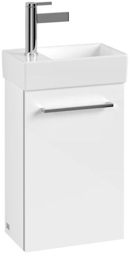 VILLEROY & BOCH AVENTO skrinka pod umývadlo 34x23,4x51,4 cm, 1 dvierka, pánty vpravo, Crystal White A87601B4 Obrázek - fotka