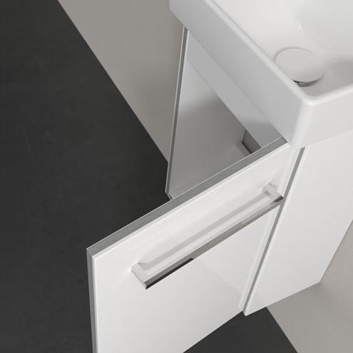 VILLEROY & BOCH AVENTO skrinka pod umývadlo 34x23,4x51,4 cm, 1 dvierka, pánty vpravo, Crystal White A87601B4 Obrázek - fotka