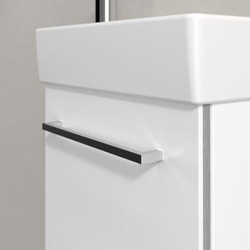 VILLEROY & BOCH AVENTO skrinka pod umývadlo 34x23,4x51,4 cm, 1 dvierka, pánty vpravo, Crystal White A87601B4 Obrázek - fotka