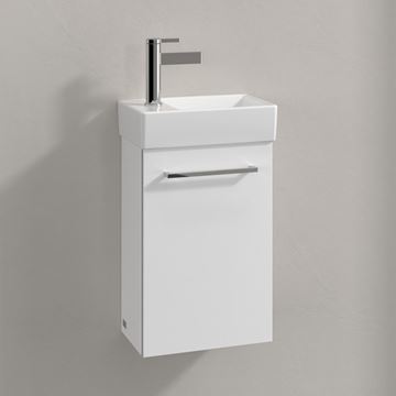 VILLEROY & BOCH AVENTO skrinka pod umývadlo 34x23,4x51,4 cm, 1 dvierka, pánty vpravo, Crystal White A87601B4 Obrázek - fotka