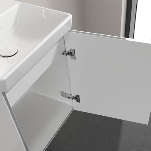 VILLEROY & BOCH AVENTO skrinka pod umývadlo 43x38,4x51,4 cm, 1 dvierka, pánty vpravo, Crystal White A88701B4 Obrázek - fotka