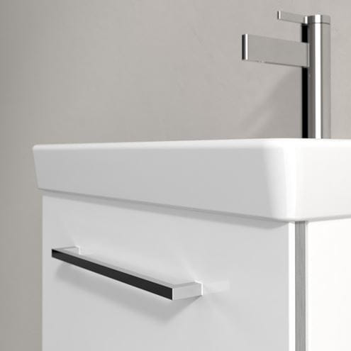 VILLEROY & BOCH AVENTO skrinka pod umývadlo 43x38,4x51,4 cm, 1 dvierka, pánty vpravo, Crystal White A88701B4 Obrázek - fotka