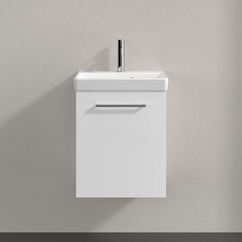VILLEROY & BOCH AVENTO skrinka pod umývadlo 43x38,4x51,4 cm, 1 dvierka, pánty vpravo, Crystal White A88701B4 Obrázek - fotka