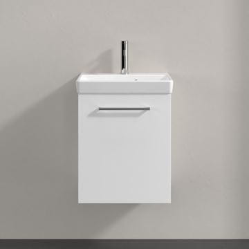 VILLEROY & BOCH AVENTO skrinka pod umývadlo 43x38,4x51,4 cm, 1 dvierka, pánty vpravo, Crystal White A88701B4 Obrázek - fotka