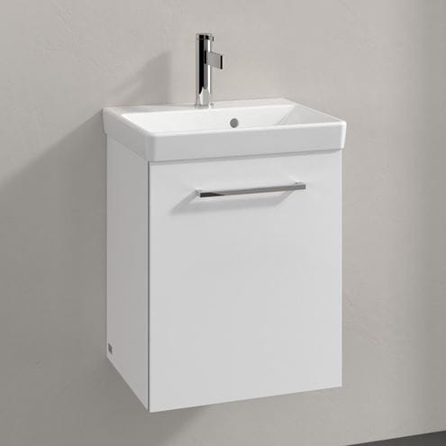 VILLEROY & BOCH AVENTO skrinka pod umývadlo 43x38,4x51,4 cm, 1 dvierka, pánty vpravo, Crystal White A88701B4 Obrázek - fotka