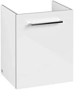 VILLEROY & BOCH AVENTO skrinka pod umývadlo 43x38,4x51,4 cm, 1 dvierka, pánty vpravo, Crystal White