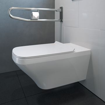 DURAVIT DURASTYLE bezbariérové závesné WC, Rimless splachovanie 2559090000 Obrázek - fotka