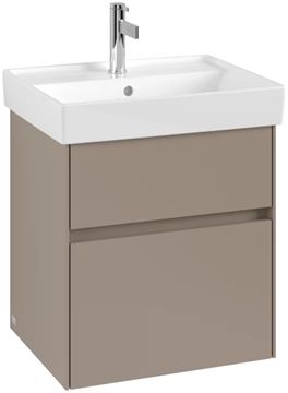 VILLEROY & BOCH COLLARO skrinka pod umývadlo 51x41,4x54,6 cm, 2 zásuvky, Truffle Grey C00700VG Obrázek - fotka