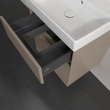 VILLEROY & BOCH COLLARO skrinka pod umývadlo 51x41,4x54,6 cm, 2 zásuvky, Truffle Grey C00700VG Obrázek - fotka