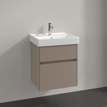 VILLEROY & BOCH COLLARO skrinka pod umývadlo 51x41,4x54,6 cm, 2 zásuvky, Truffle Grey C00700VG Obrázek - fotka