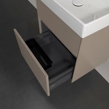 VILLEROY & BOCH COLLARO skrinka pod umývadlo 51x41,4x54,6 cm, 2 zásuvky, Truffle Grey C00700VG Obrázek - fotka