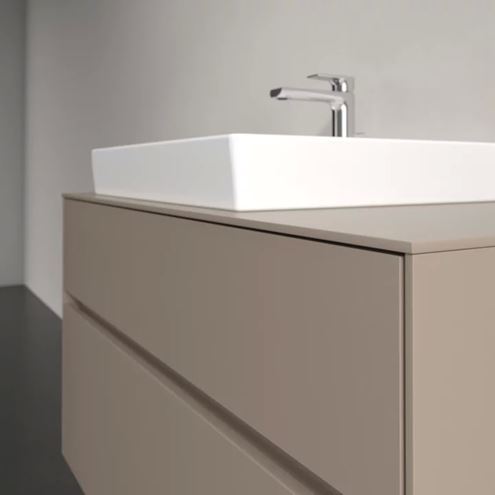 VILLEROY & BOCH COLLARO skrinka pod umývadlo 100x50x54,8 cm, 2 zásuvky, Truffle Grey C01700VG Obrázek - fotka