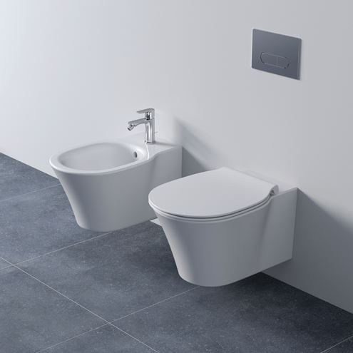 IDEAL STANDARD CONNECT AIR závesné WC, AquaBlade splachovanie E005401 Obrázek - fotka